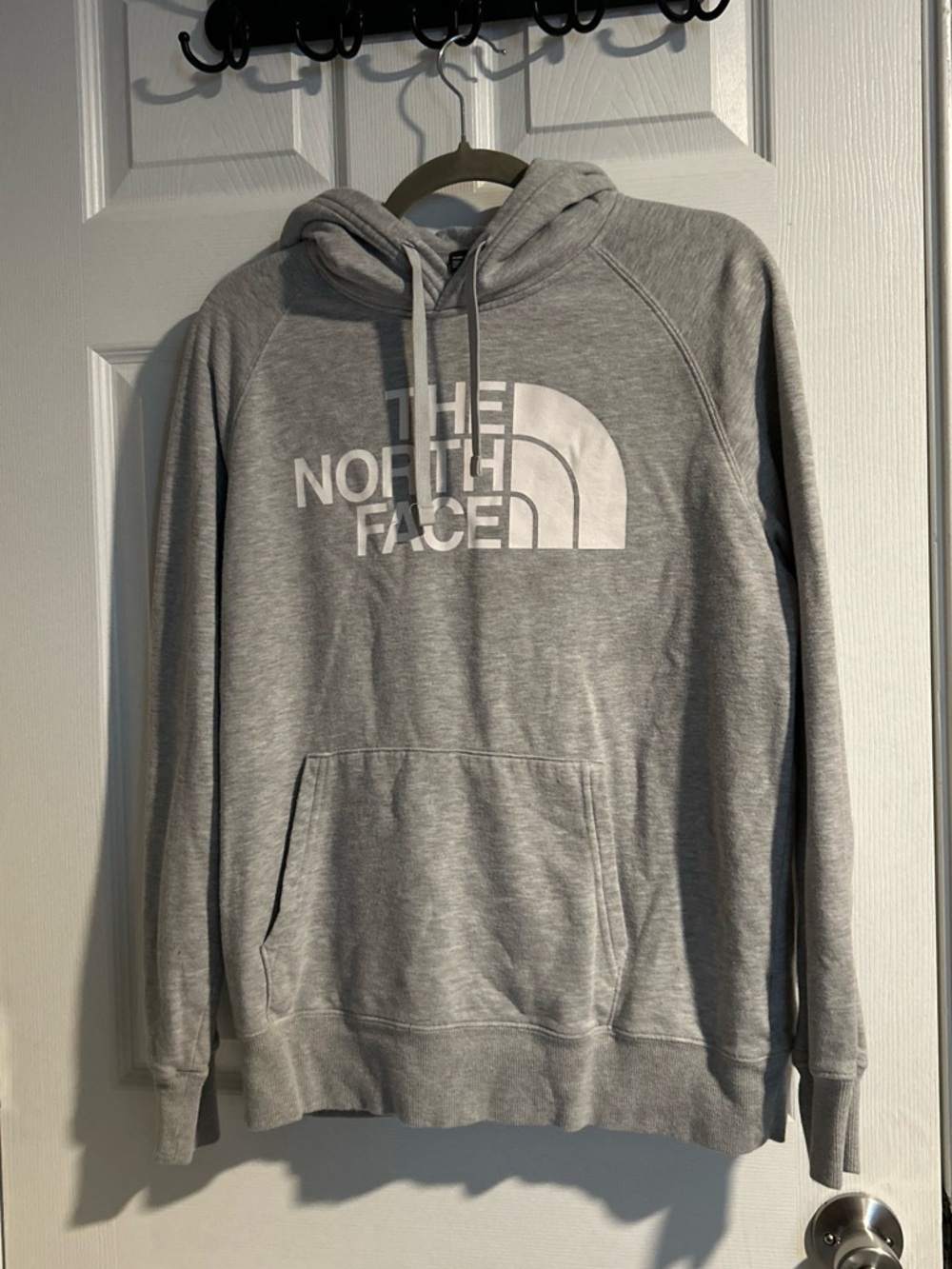 The North Face Grey Hoodie Sweatshirt